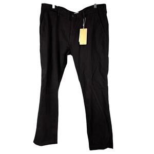 NN07 Marco Slim Fit Stretch Chinos Dark Brown Pants Men's Size 38 x 32 NWT